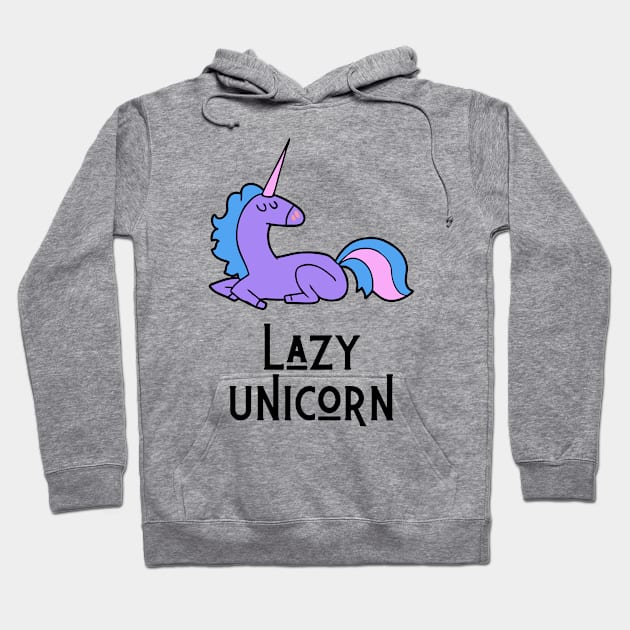 Lazy Unicorn Hoodie by littleprints